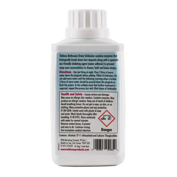 Bathroom Drain Unblocker 250ml - Image 2