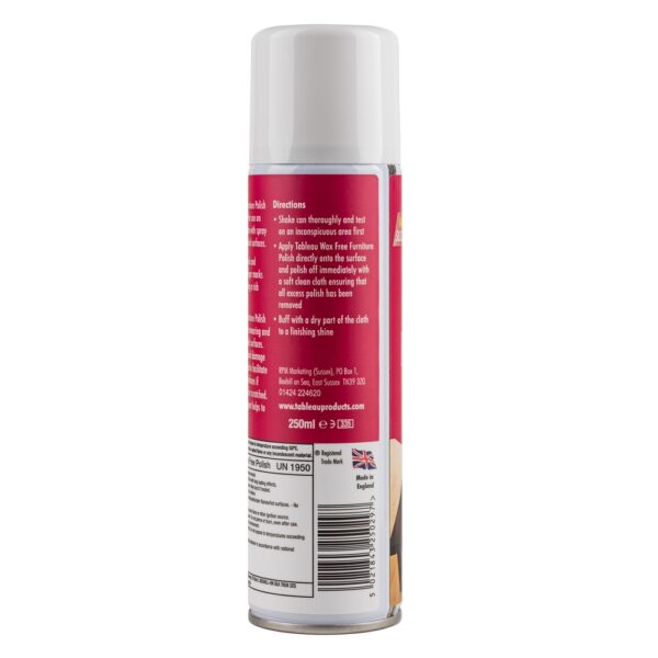 Wax Free Furniture Polish 250ml - Image 2