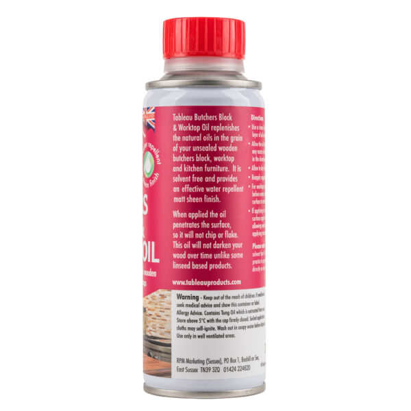 Butchers Block and Worktop Oil 200ml - Image 3