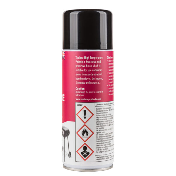 High Temperature Black Paint 400ml - Image 3