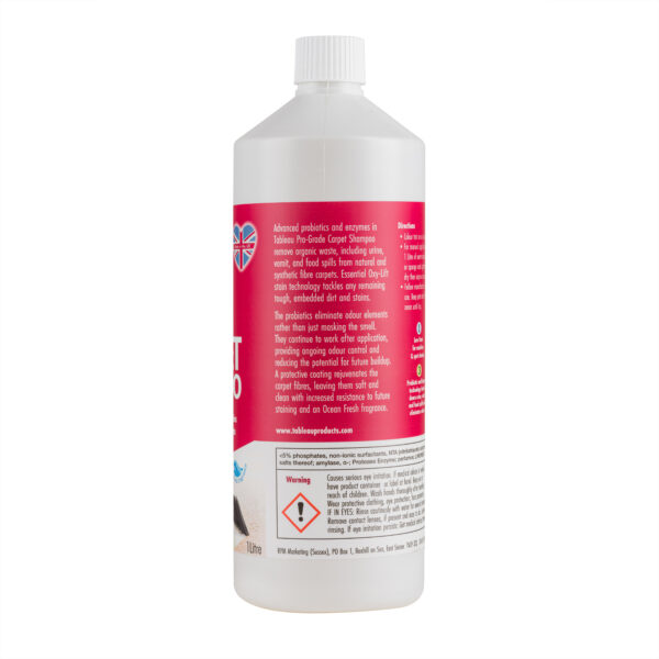 Tableau Pro Grade Carpet Shampoo 1 Litre - Image 3